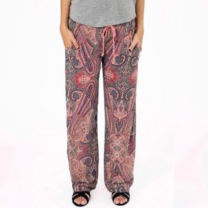 NWT Tobi pink paisley lounge pants